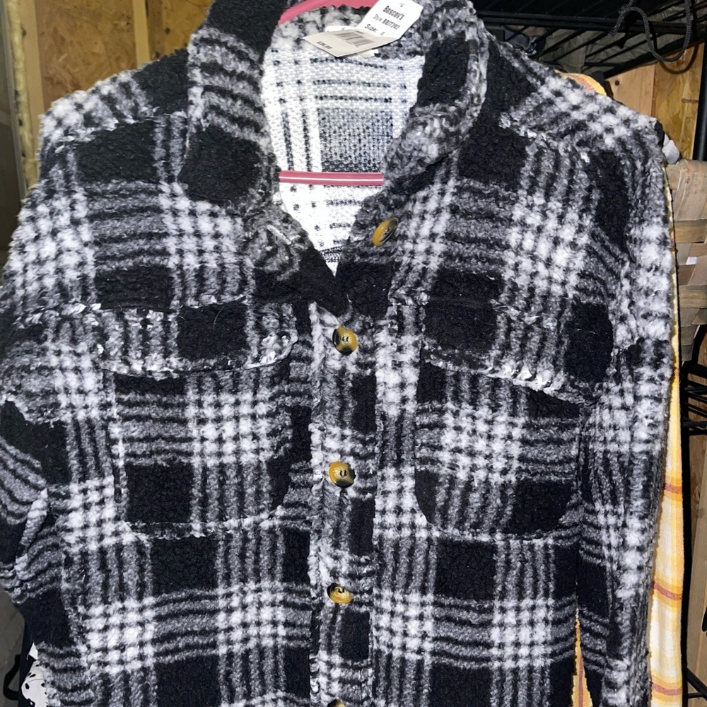 Fleece shacket